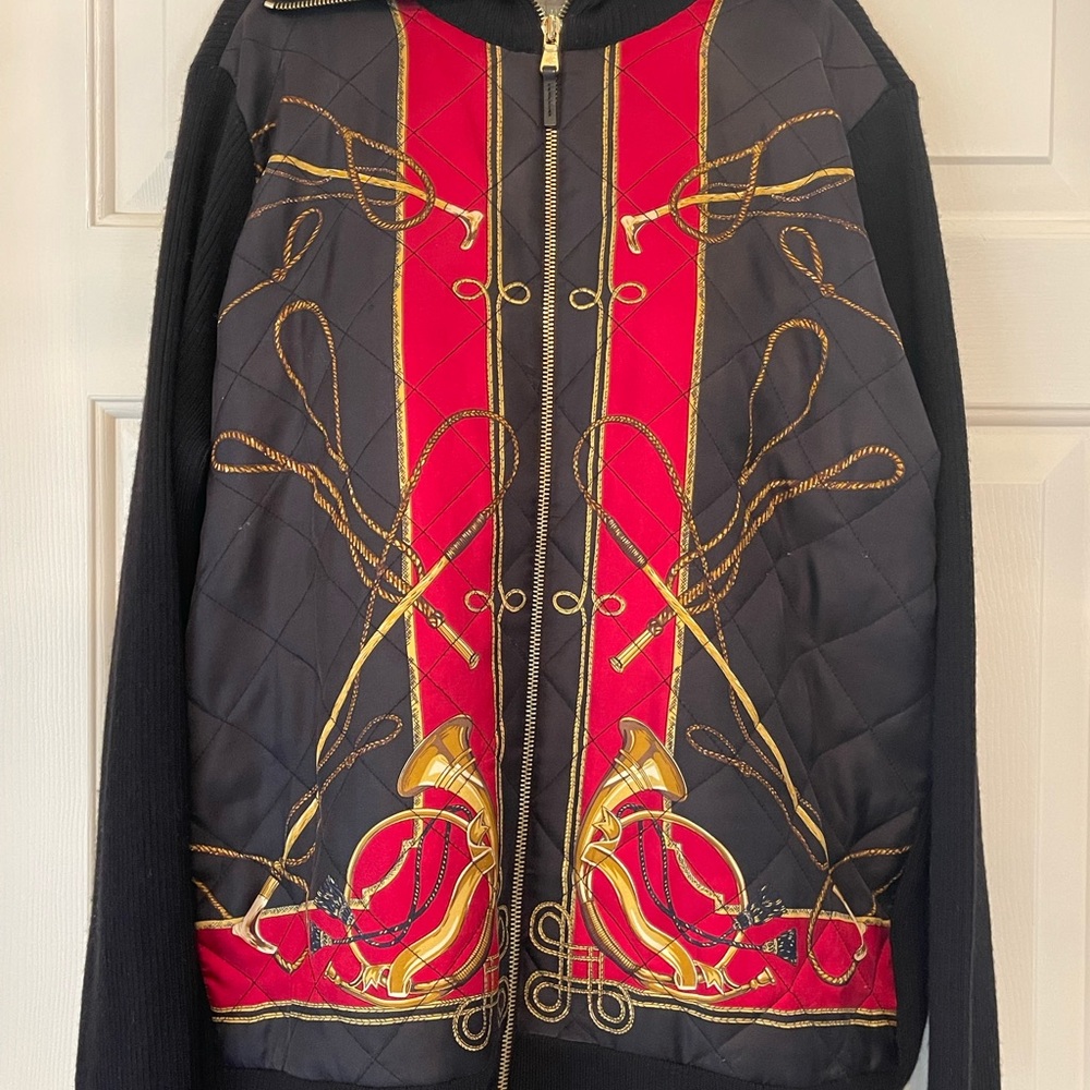 LAUREN Ralph Lauren EQUESTRIAN Silk/Wool CARDIGAN Sweater Jacket sz: 1X Women’s - Picture 2 of 8